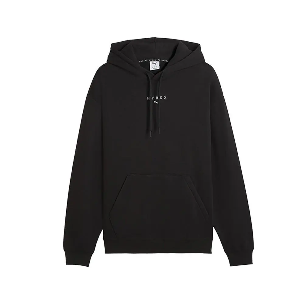 Puma X Hyrox Heavyweight Pullover Hoodie Mens Black Casual Outerwear 52852101
