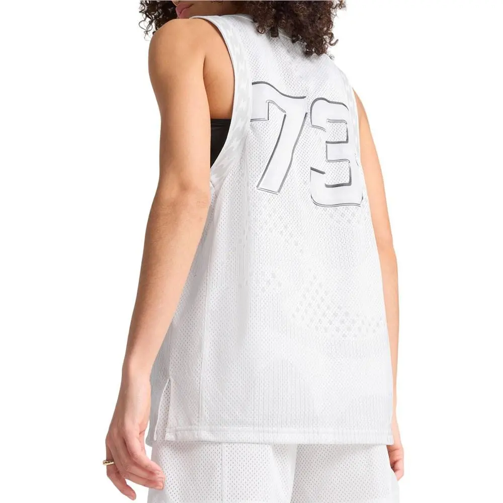 Puma clothing - PUMA JerShe Crew Neck Sleeveless Jersey - 63079801 - White 9