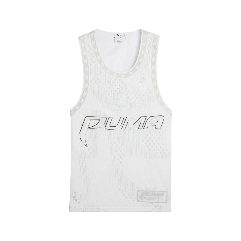Puma clothing - PUMA JerShe Crew Neck Sleeveless Jersey - 63079801 - White 6