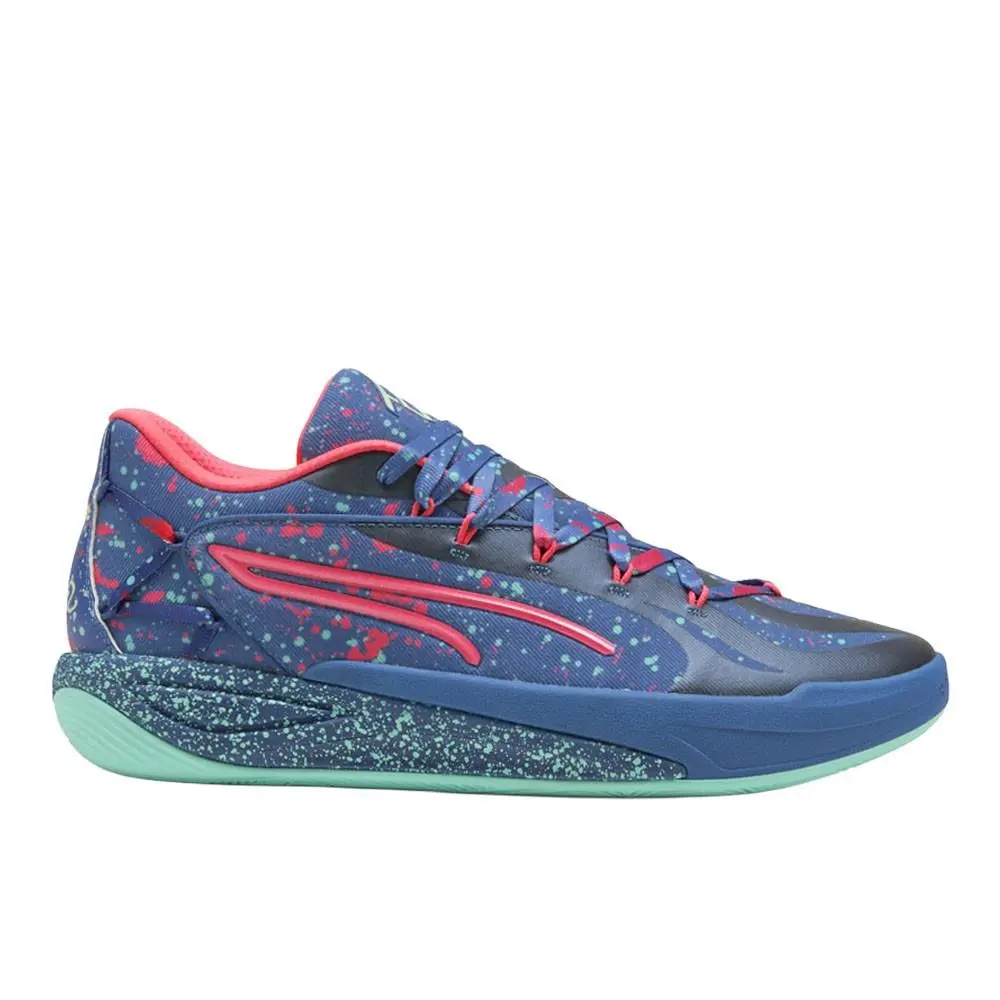 Puma shoes - PUMA Stewie 4 Night Vision Basketball - 31149701 - Blue 5