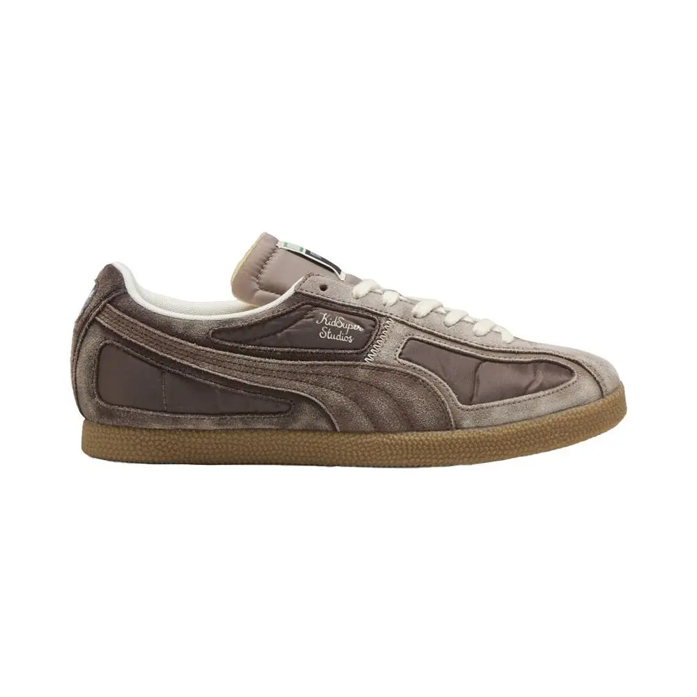 Puma X Kidsuper Brasil Panels Lace Up Mens Brown Sneakers Casual Shoes 4038470