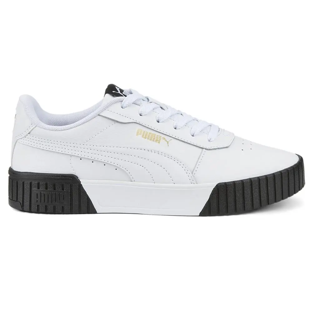 Puma Carina 2.0 Lace Up Womens White Sneakers Casual Shoes 38584904