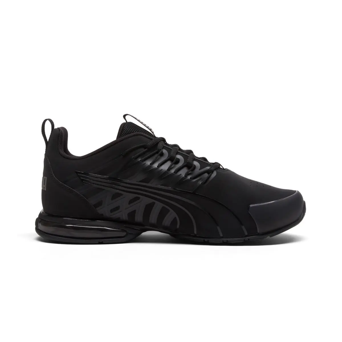Puma Voltaic Evo Nubuck Wide Mens Black Wide Athletic Running Shoes