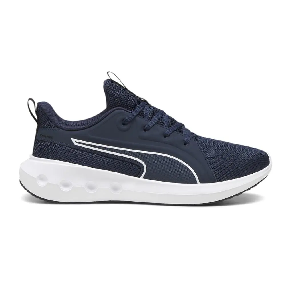 Puma Softride Carson Lace Up Mens Blue Sneakers Casual Shoes 31015402