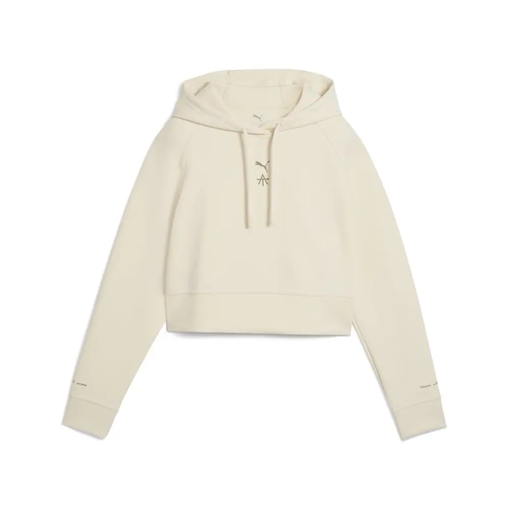 Puma X Alex Toussaint Cloudspun Pullover Hoodie Womens Beige Casual Outerwear 5