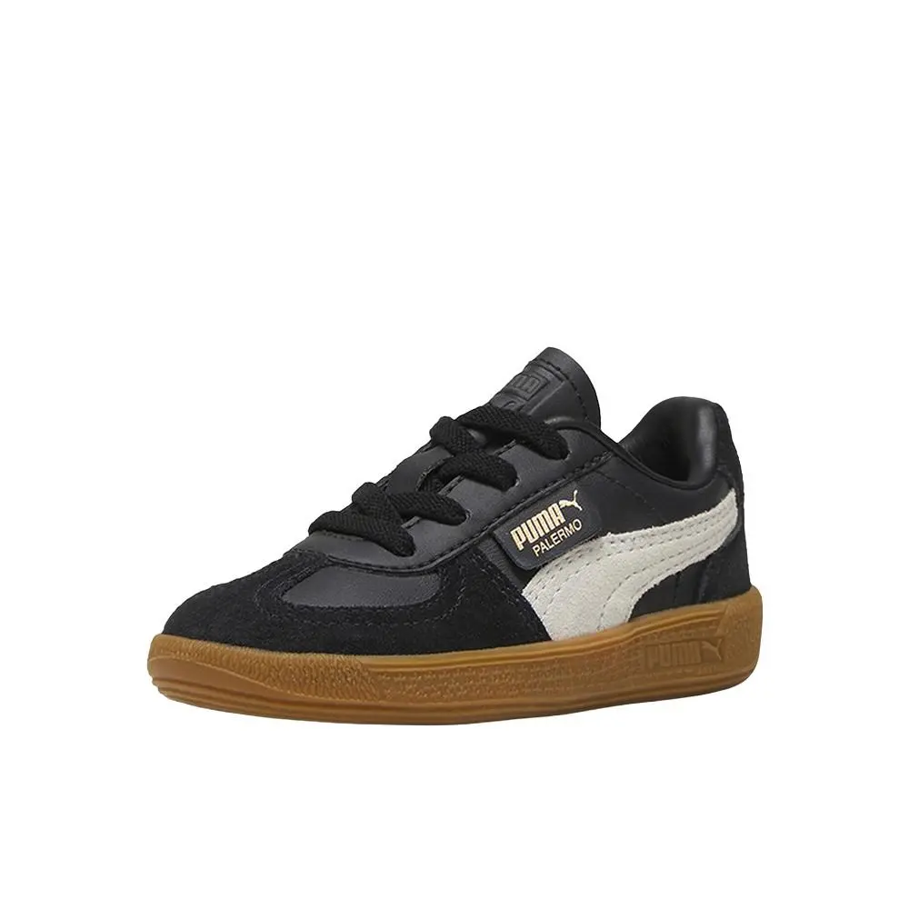Puma shoes - PUMA Palermo Leather Easy On Lace Up  Toddler - 39727703 - Black 8