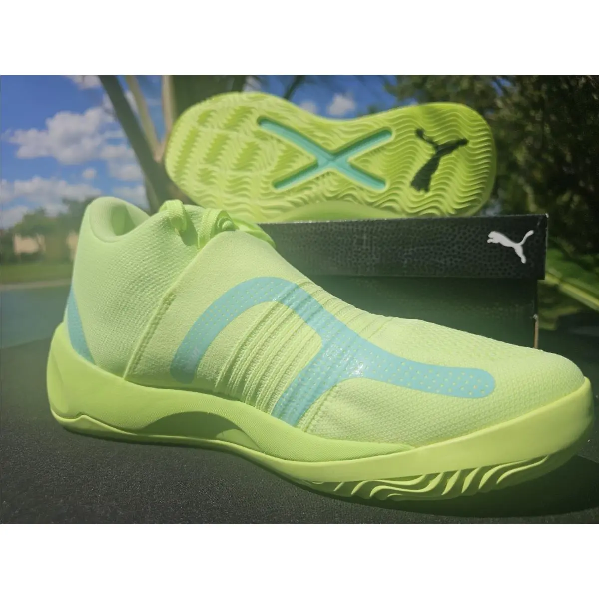 Puma shoes - PUMA Rise Nitro - Rise Nitro - 377012-13 - Green 8