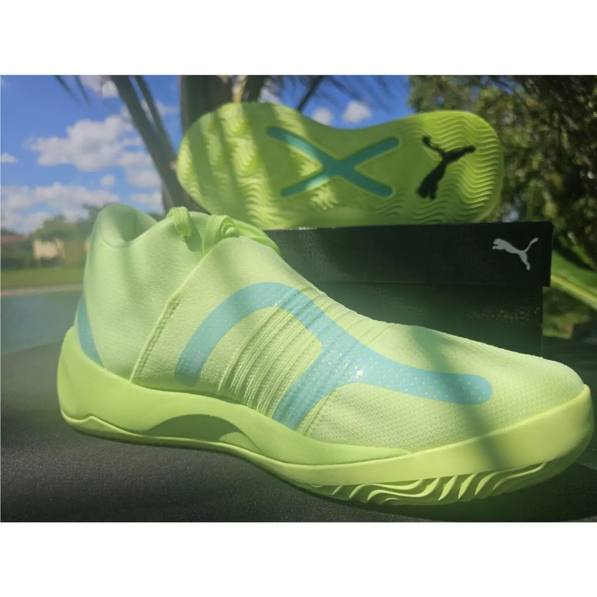 Puma shoes - PUMA Rise Nitro - Rise Nitro - 377012-13 - Green 10
