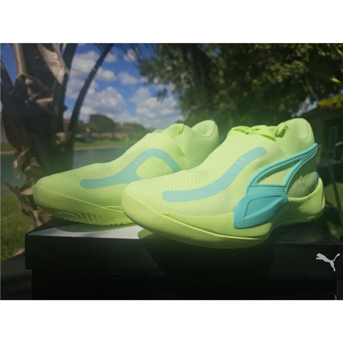 Puma shoes - PUMA Rise Nitro - Rise Nitro - 377012-13 - Green 11
