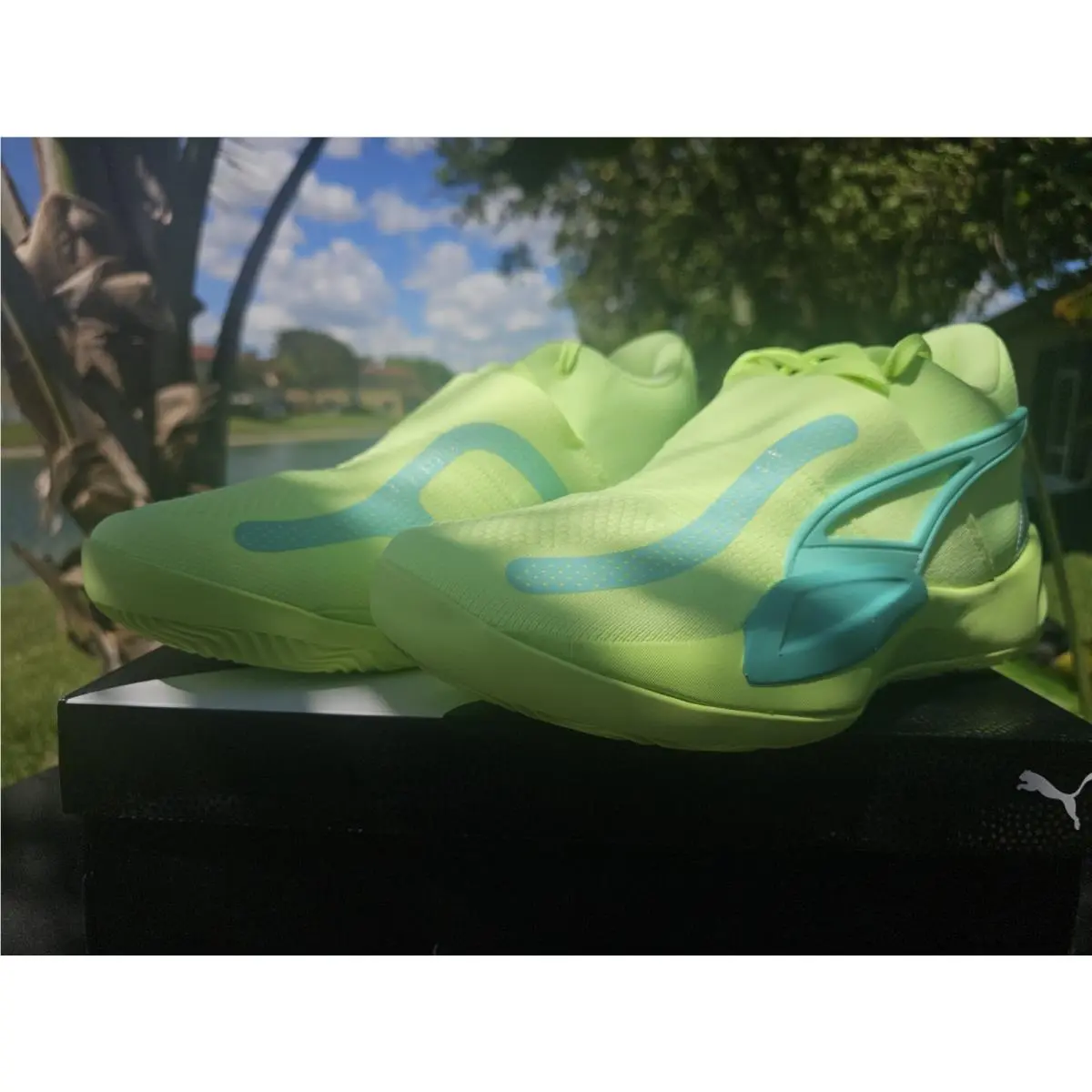 Puma shoes - PUMA Rise Nitro - Rise Nitro - 377012-13 - Green 12