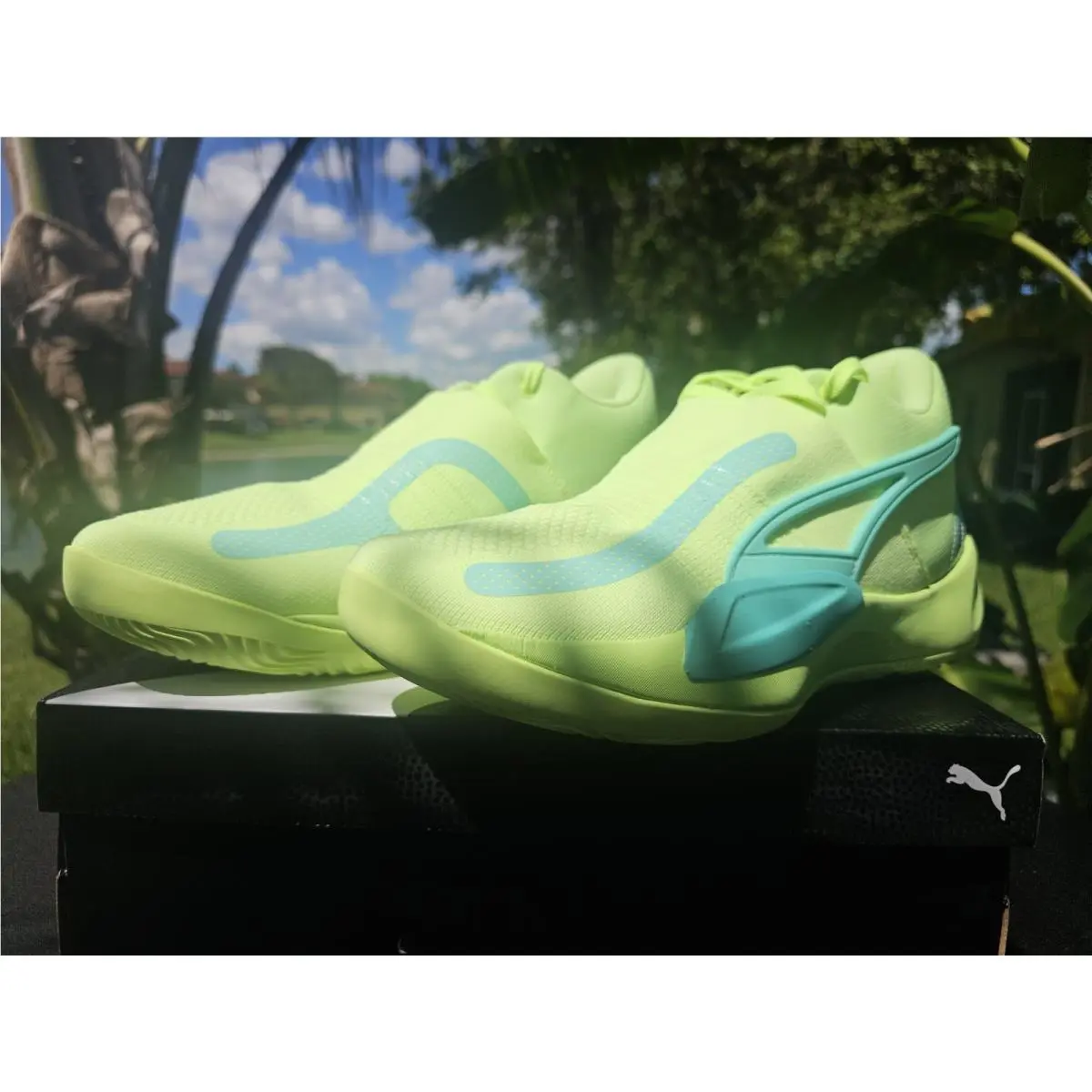 Puma shoes - PUMA Rise Nitro - Rise Nitro - 377012-13 - Green 13
