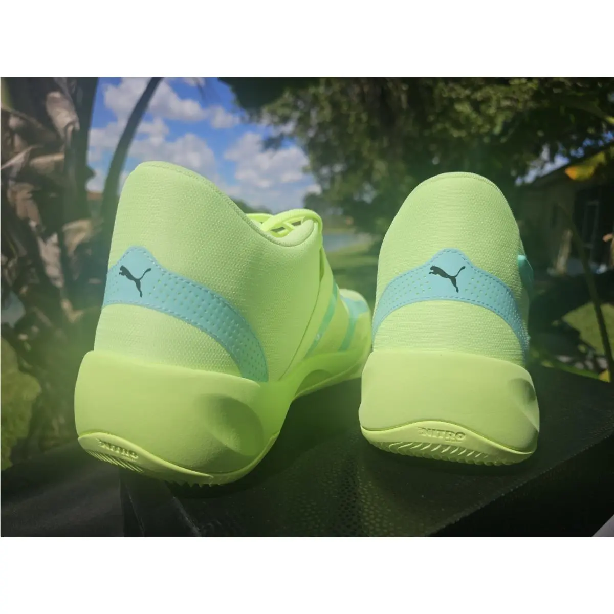 Puma shoes - PUMA Rise Nitro - Rise Nitro - 377012-13 - Green 16
