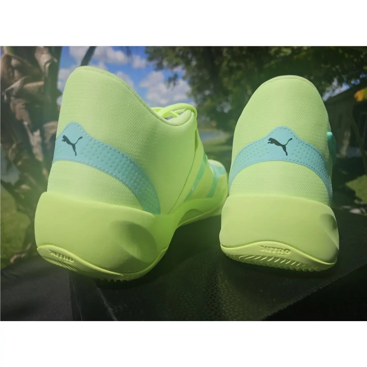 Puma shoes - PUMA Rise Nitro - Rise Nitro - 377012-13 - Green 17