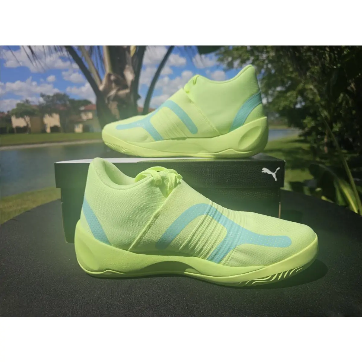 Puma shoes - PUMA Rise Nitro - Rise Nitro - 377012-13 - Green 0