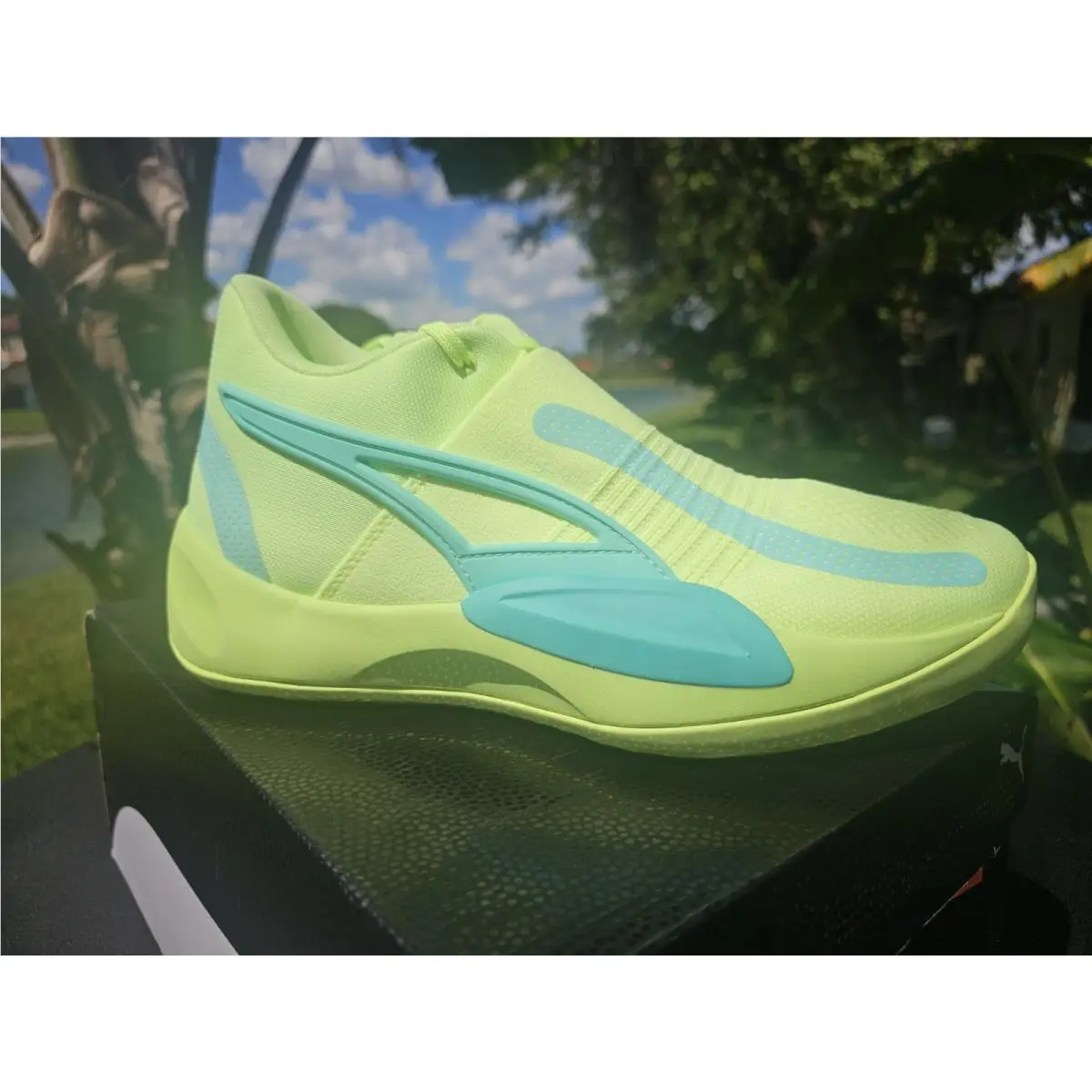 Puma shoes - PUMA Rise Nitro - Rise Nitro - 377012-13 - Green 19