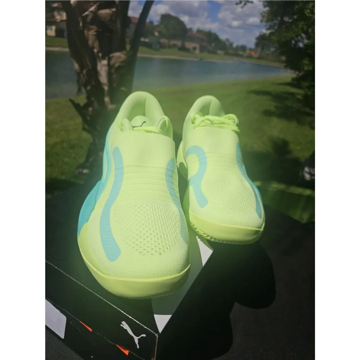 Puma shoes - PUMA Rise Nitro - Rise Nitro - 377012-13 - Green 21
