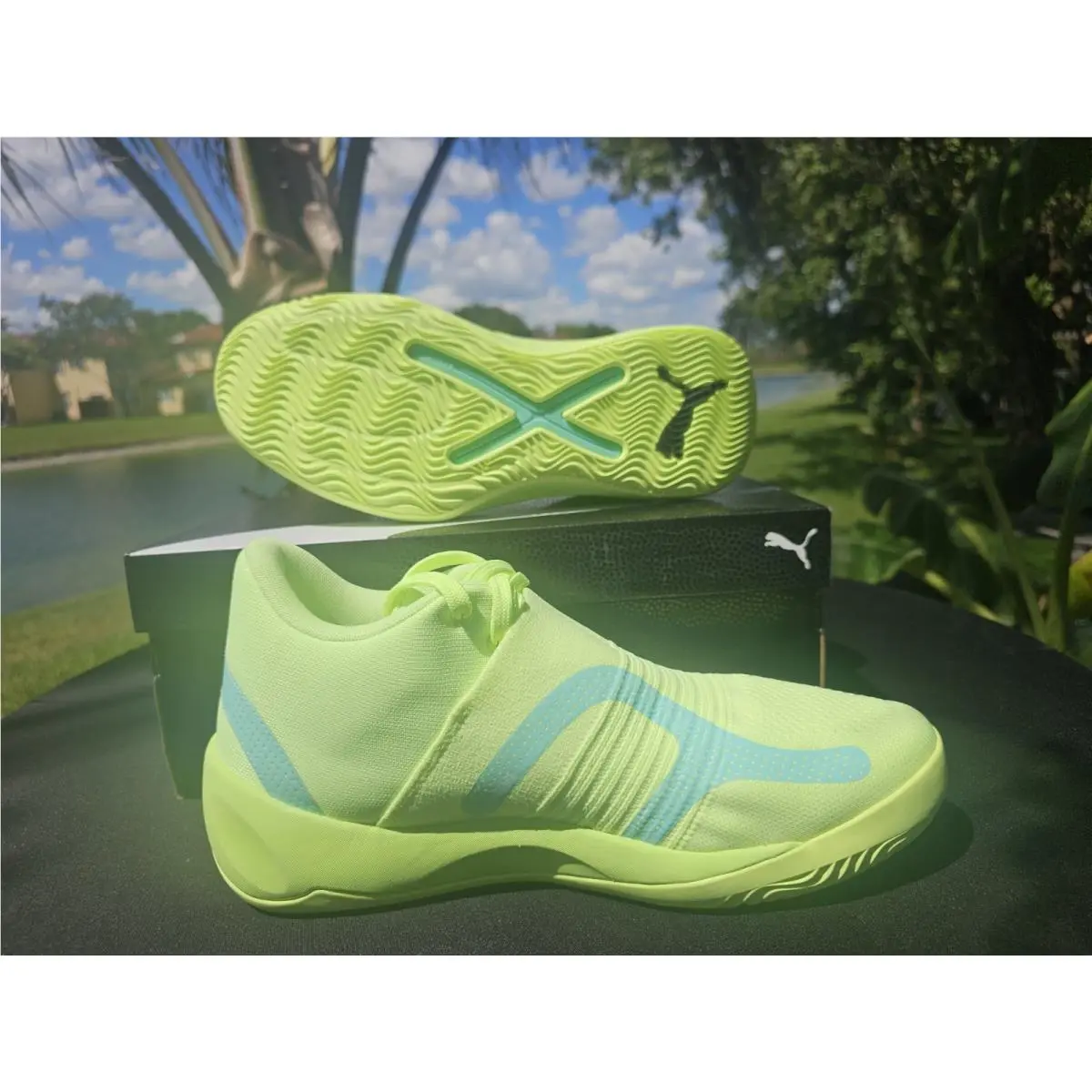 Puma shoes - PUMA Rise Nitro - Rise Nitro - 377012-13 - Green 3