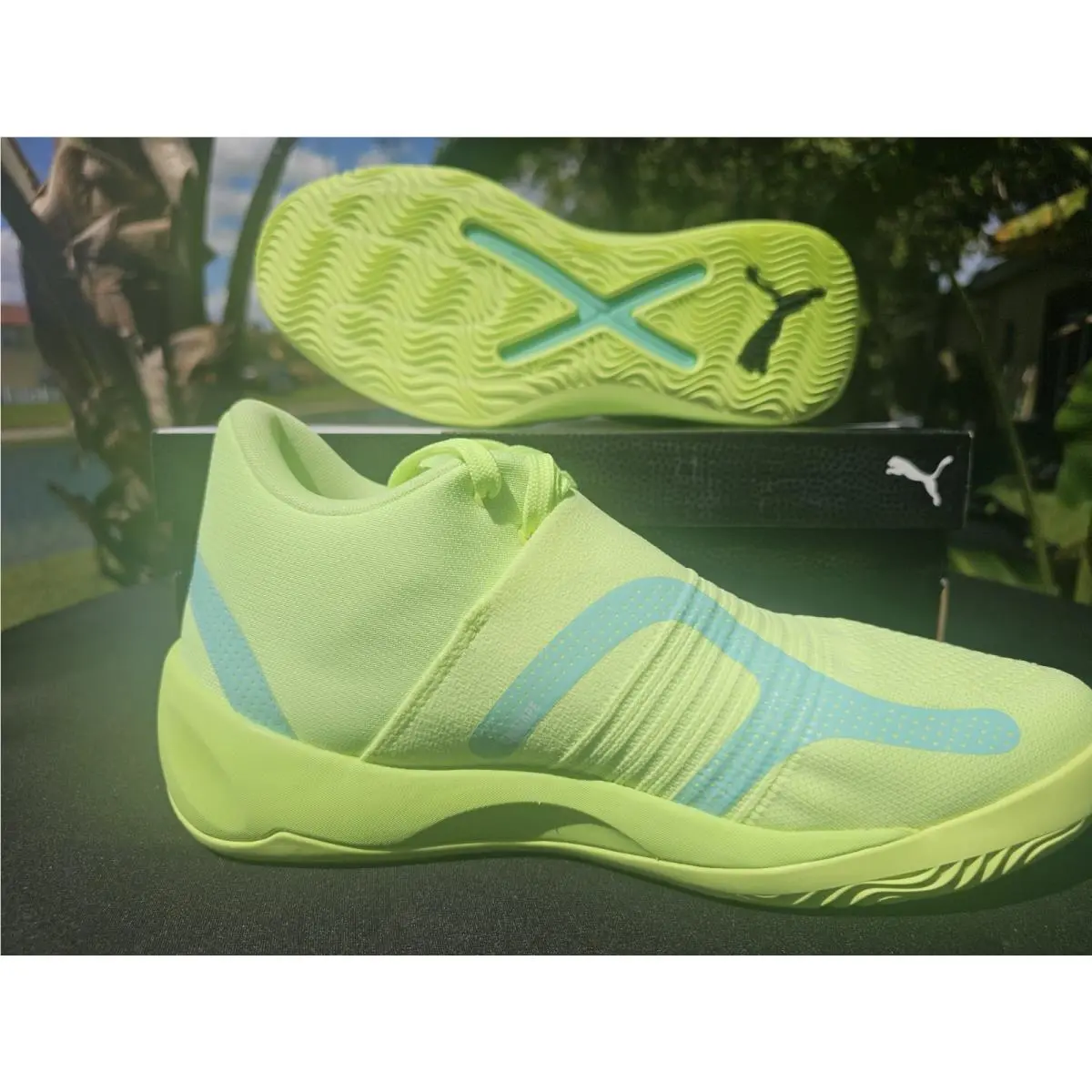 Puma shoes - PUMA Rise Nitro - Rise Nitro - 377012-13 - Green 4