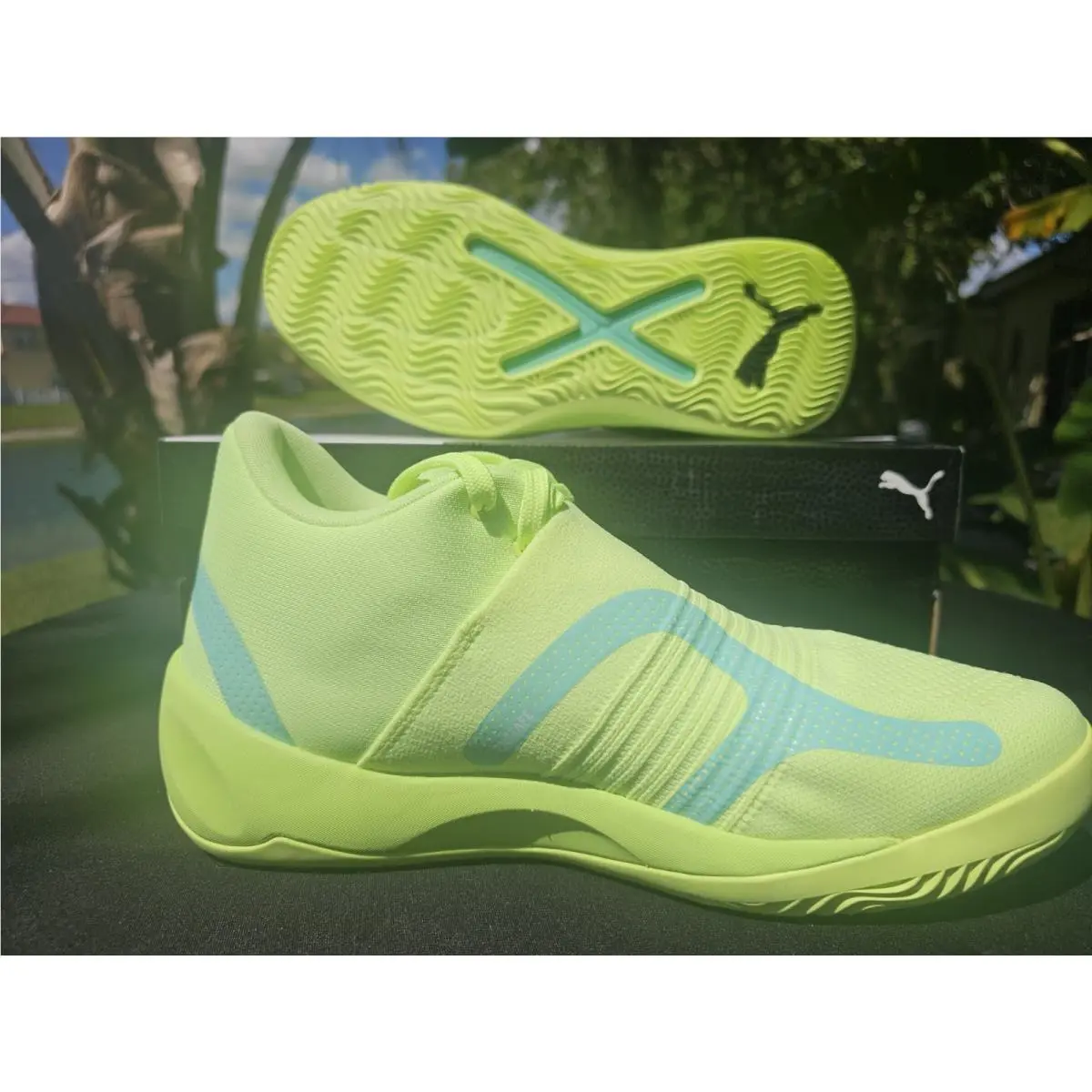 Puma shoes - PUMA Rise Nitro - Rise Nitro - 377012-13 - Green 5
