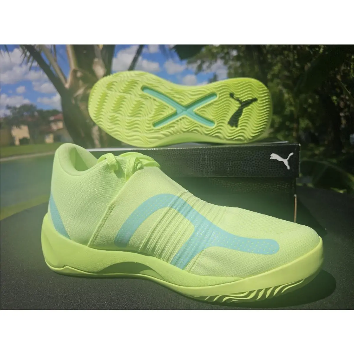Puma shoes - PUMA Rise Nitro - Rise Nitro - 377012-13 - Green 6