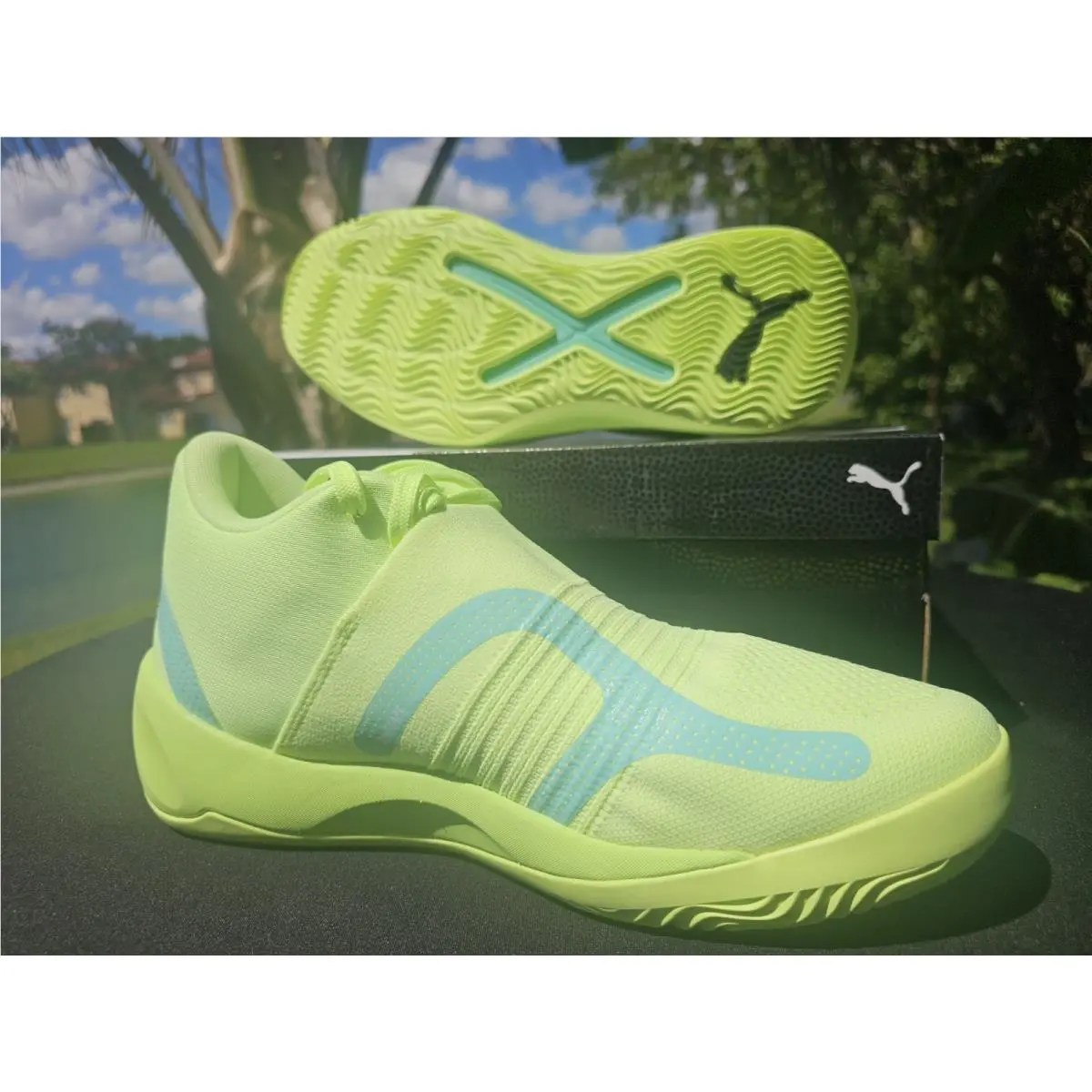 Puma shoes - PUMA Rise Nitro - Rise Nitro - 377012-13 - Green 7