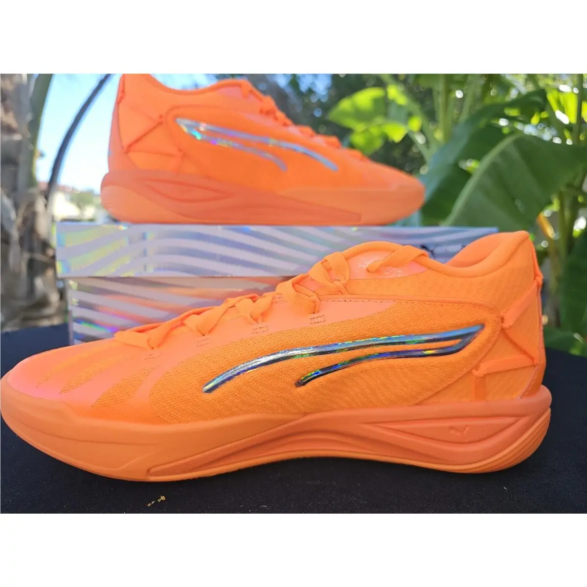 Size Mens 11.5 Wmns 13 Puma Stewie 4 Flawless Orange Basketball Shoes 312172 04