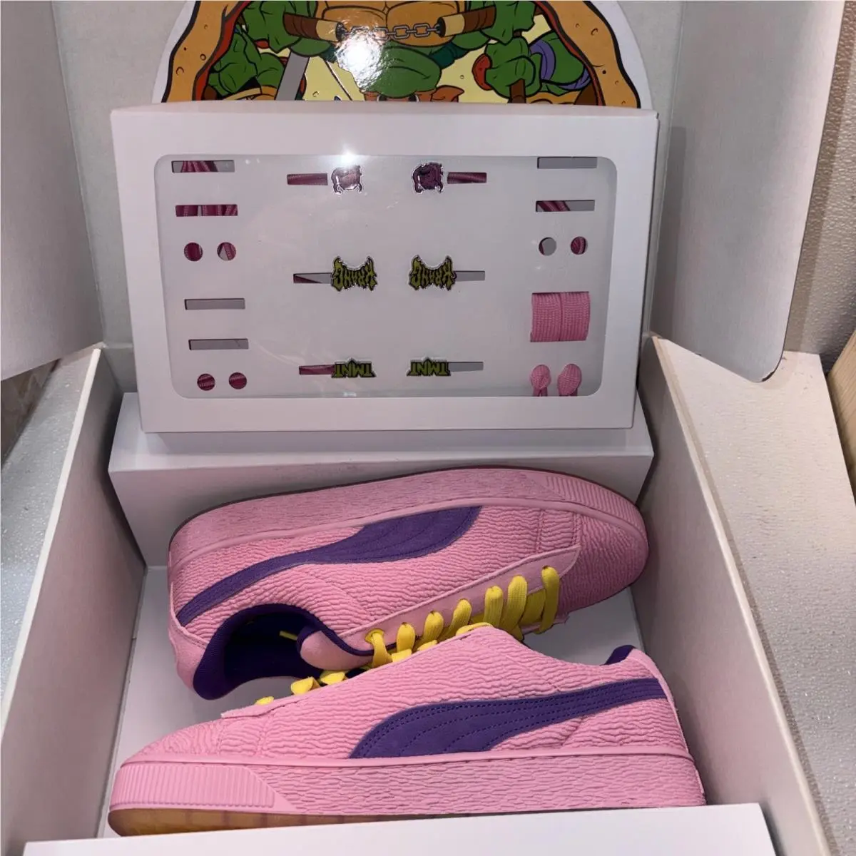 Puma XL 2 Tmnt Sneakers Suede Tmnt Pink/purple Size 10.5 Men’s Collector Set
