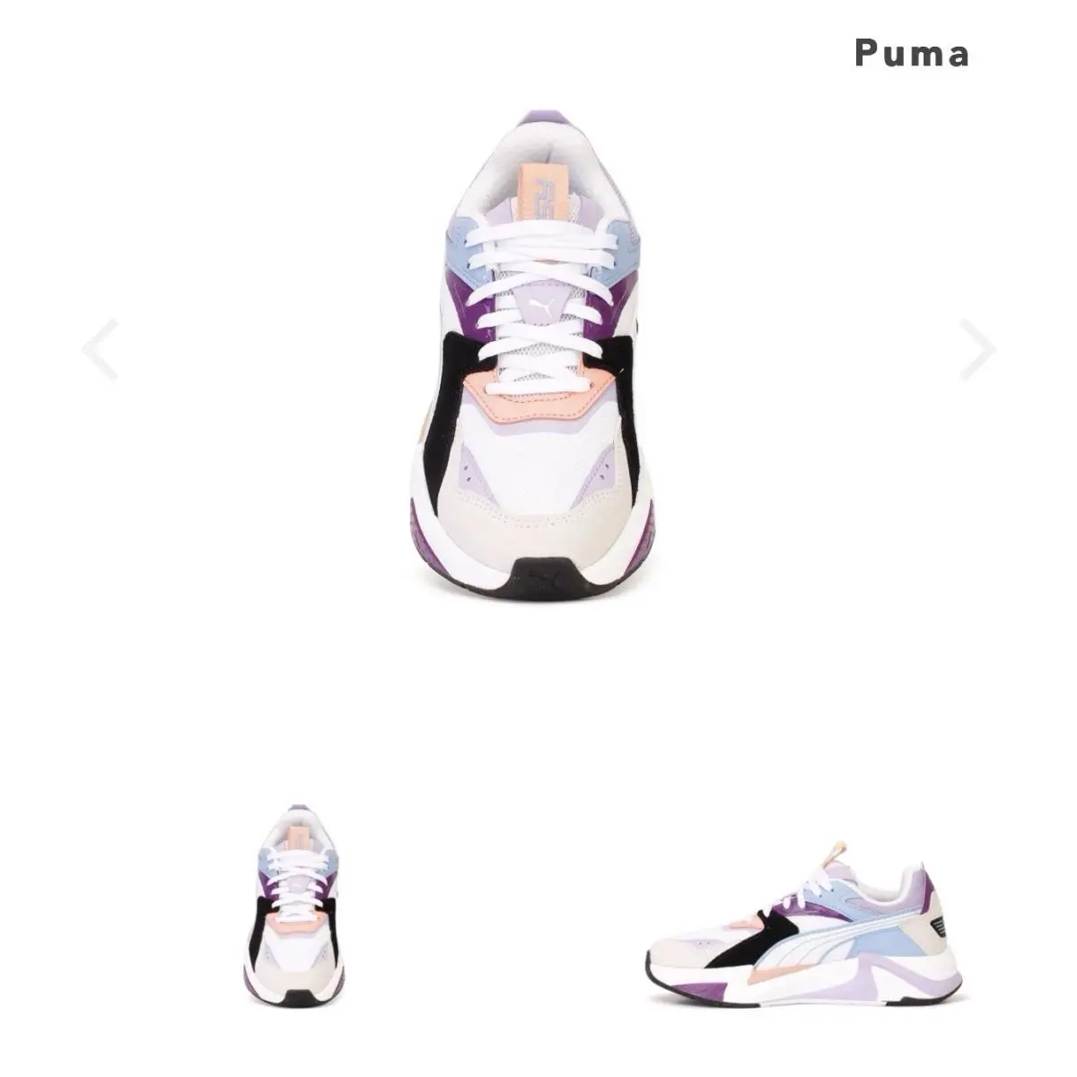 Puma RS Pulsoid Ash Grey Vivid Violet Trainer Sneakers Size 9.5 Super Comfy