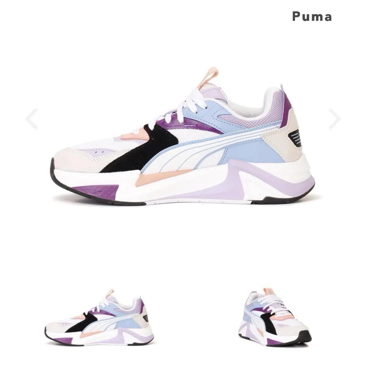 Puma shoes - Puma RS - 392497 01 - Whiye/Vivid Violet/Light Blue 0