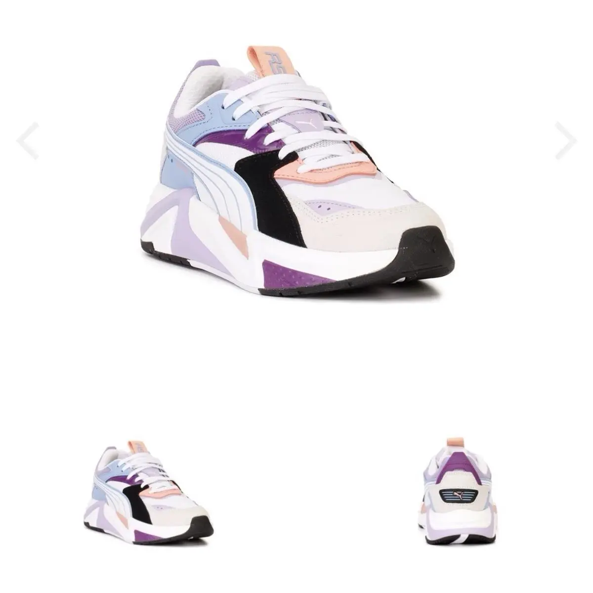 Puma shoes - Puma RS - 392497 01 - Whiye/Vivid Violet/Light Blue 1