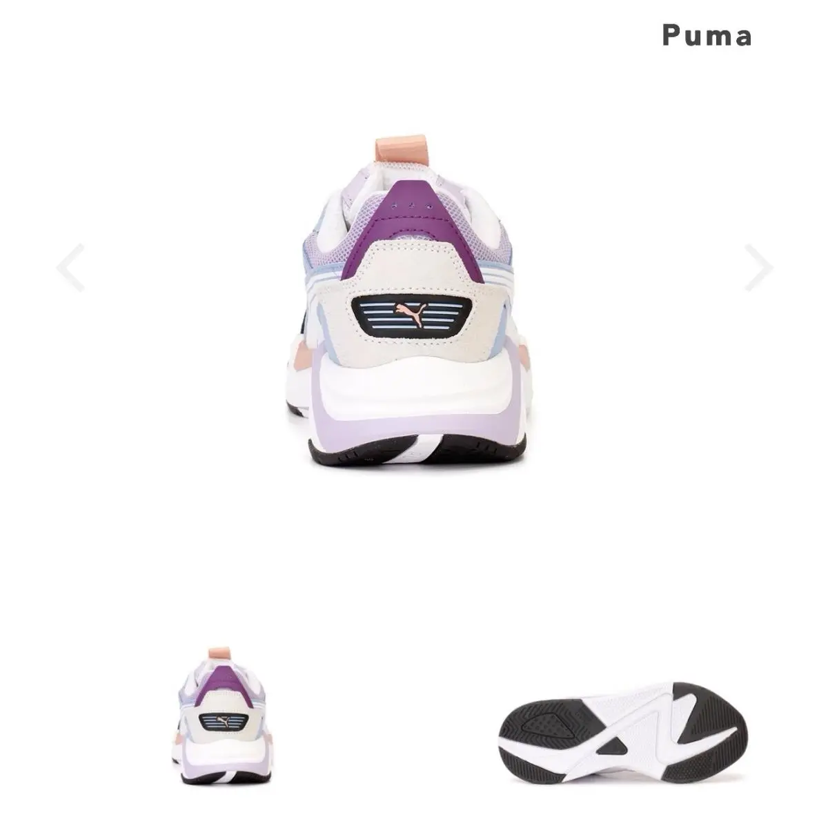 Puma shoes - Puma RS - 392497 01 - Whiye/Vivid Violet/Light Blue 2