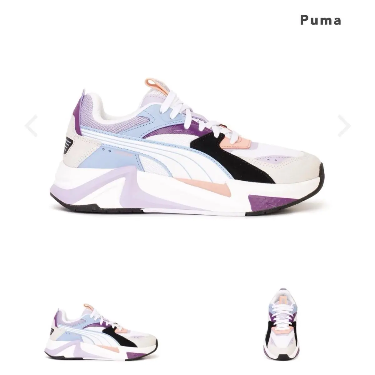 Puma shoes - Puma RS - 392497 01 - Whiye/Vivid Violet/Light Blue 4