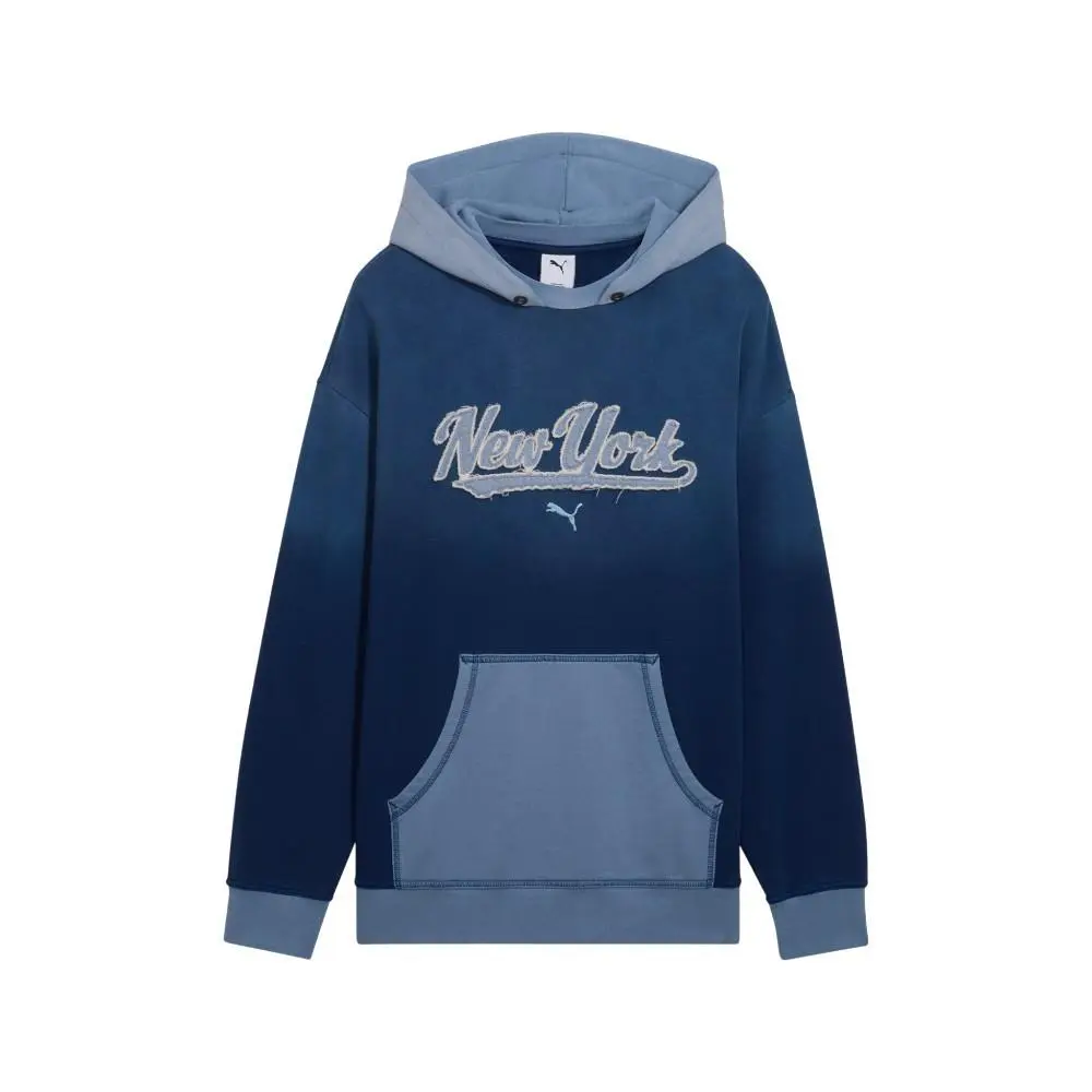 Puma Wardrobe Essentials Nyc Relaxed Pullover Hoodie Mens Size S Casual Outerwe