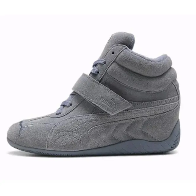 Just Dropped 2/1 Puma Speedcat Wedge Sneakers Gray Sky Womens Size 9