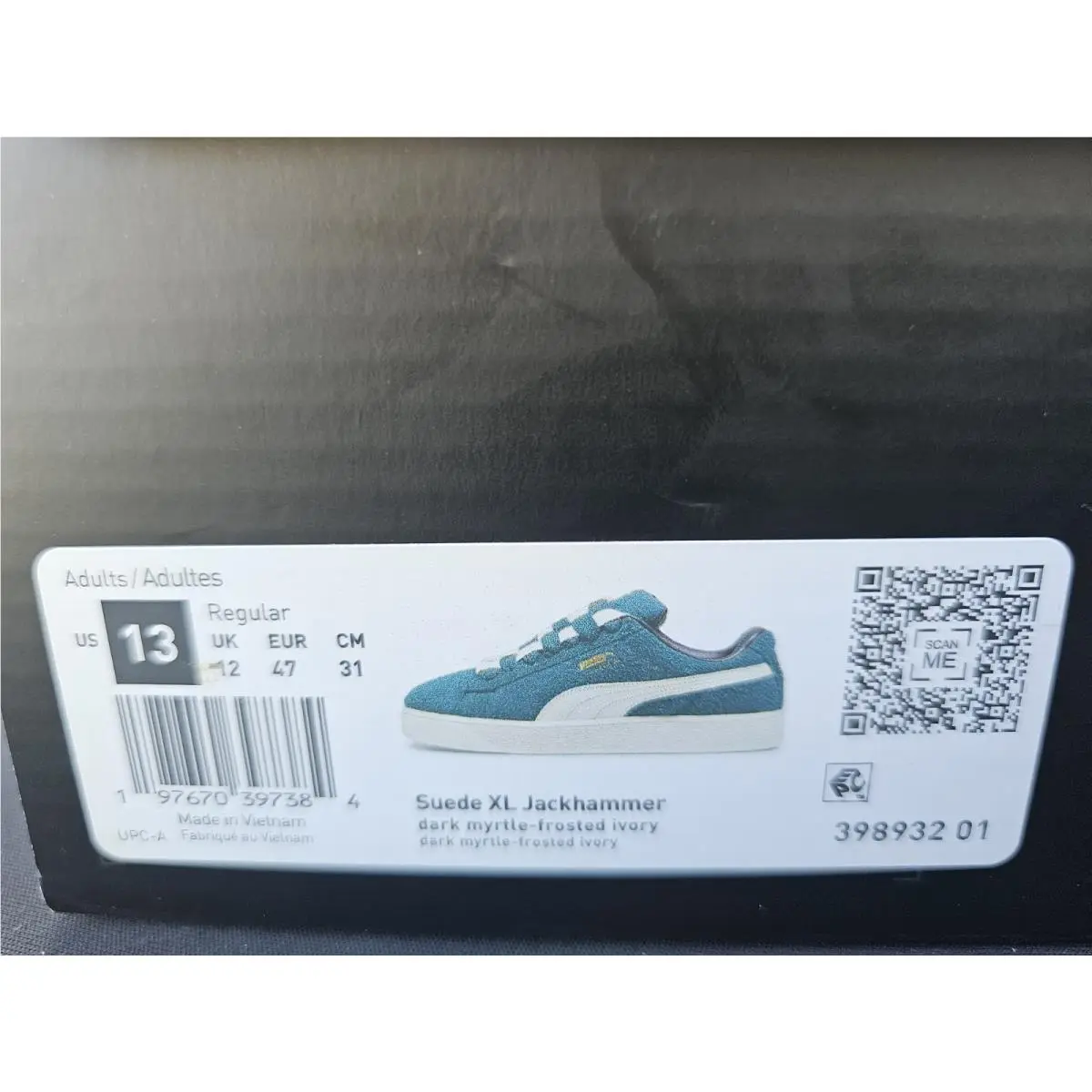 Puma shoes - Suede XL Jackhammer Dark Myrtle - 398932-01 - Green 11