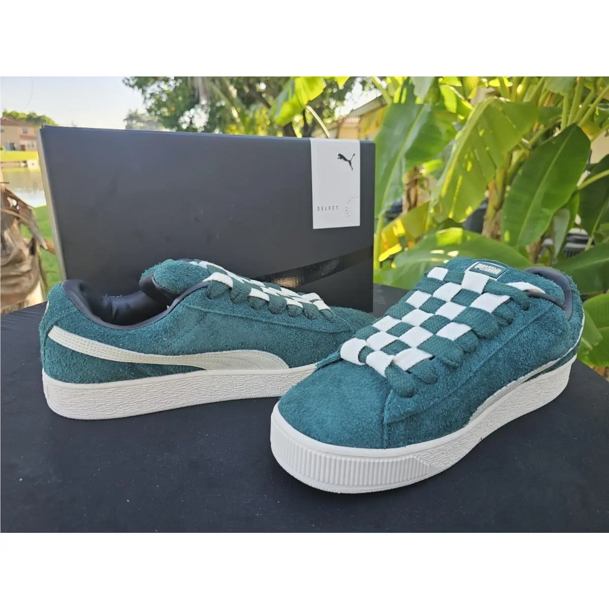 Puma shoes - Suede XL Jackhammer Dark Myrtle - 398932-01 - Green 0