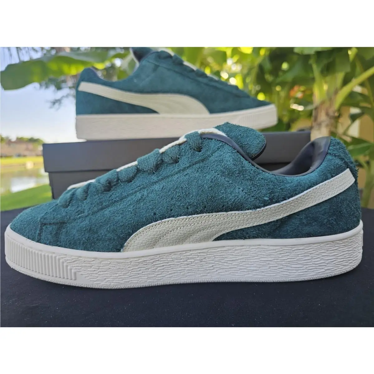 Puma shoes - Suede XL Jackhammer Dark Myrtle - 398932-01 - Green 3