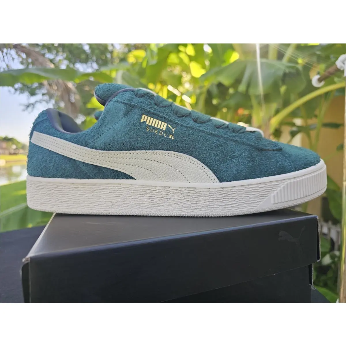 Puma shoes - Suede XL Jackhammer Dark Myrtle - 398932-01 - Green 7