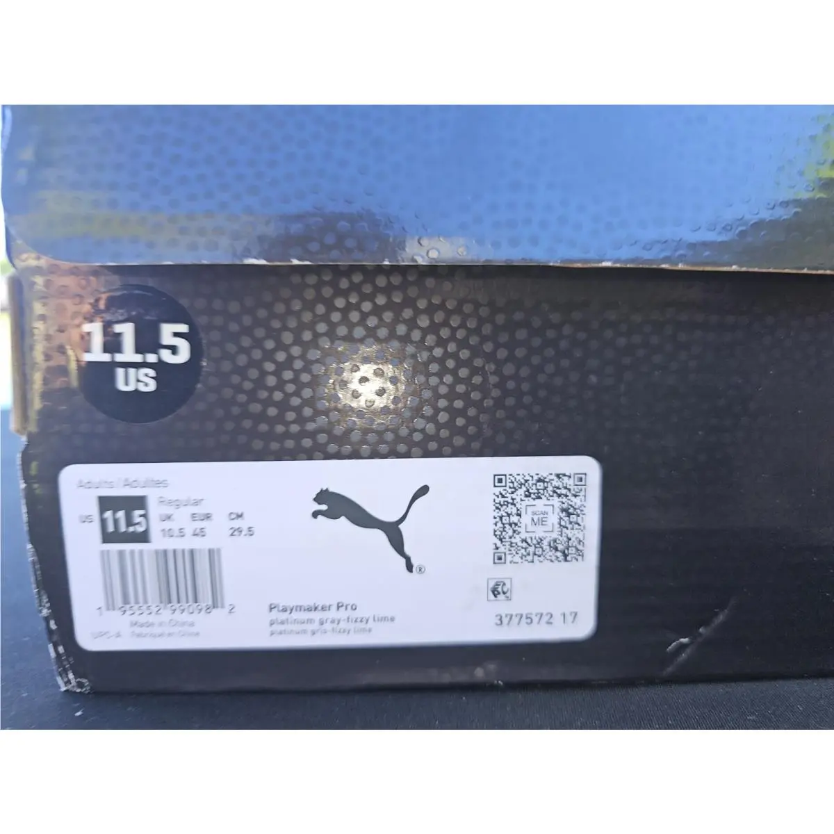 Puma shoes - PUMA Playmaker - Playmaker - 377572-17 - Gray 9