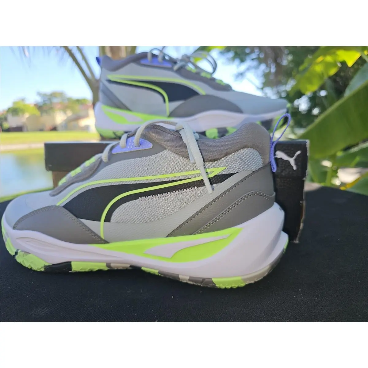 Puma shoes - PUMA Playmaker - Playmaker - 377572-17 - Gray 1