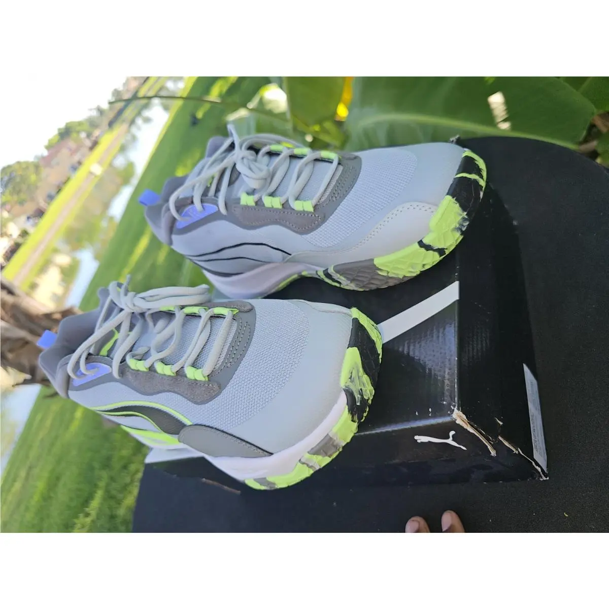 Puma shoes - PUMA Playmaker - Playmaker - 377572-17 - Gray 4