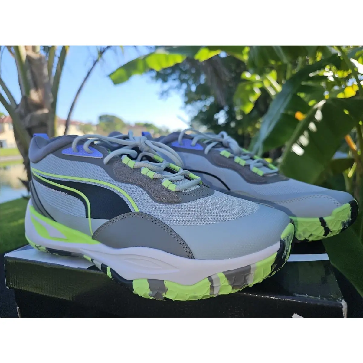 Puma shoes - PUMA Playmaker - Playmaker - 377572-17 - Gray 6