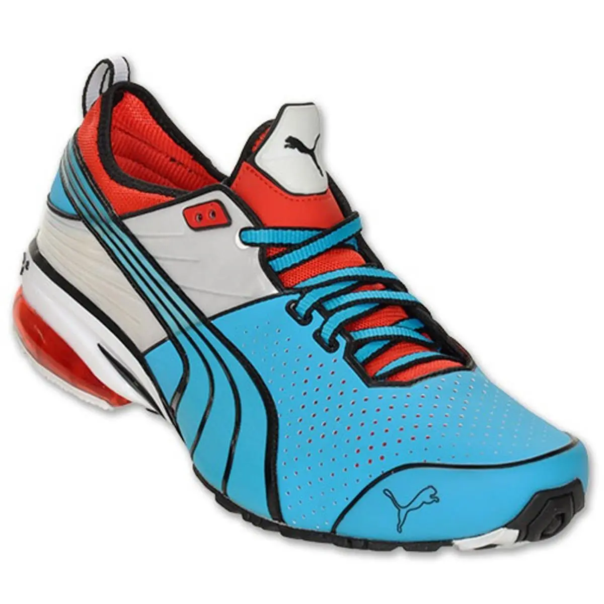 Puma shoes - PUMA Toori Run C - Toori Run - 186555 01 - Blue-White-Flame Scarlet (UPC: 886378021461) 15