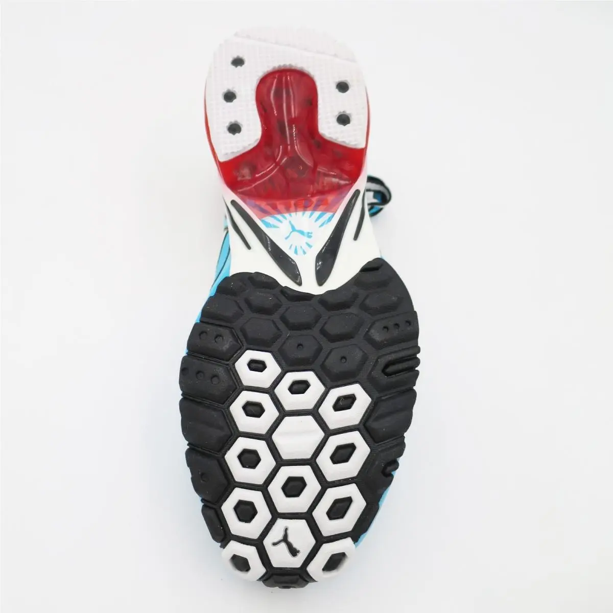 Puma shoes - PUMA Toori Run C - Toori Run - 186555 01 - Blue-White-Flame Scarlet (UPC: 886378021461) 9