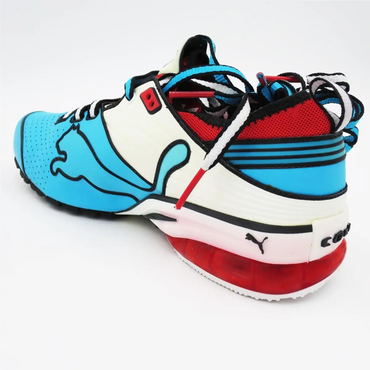 Puma shoes - PUMA Toori Run C - Toori Run - 186555 01 - Blue-White-Flame Scarlet (UPC: 886378021461) 14