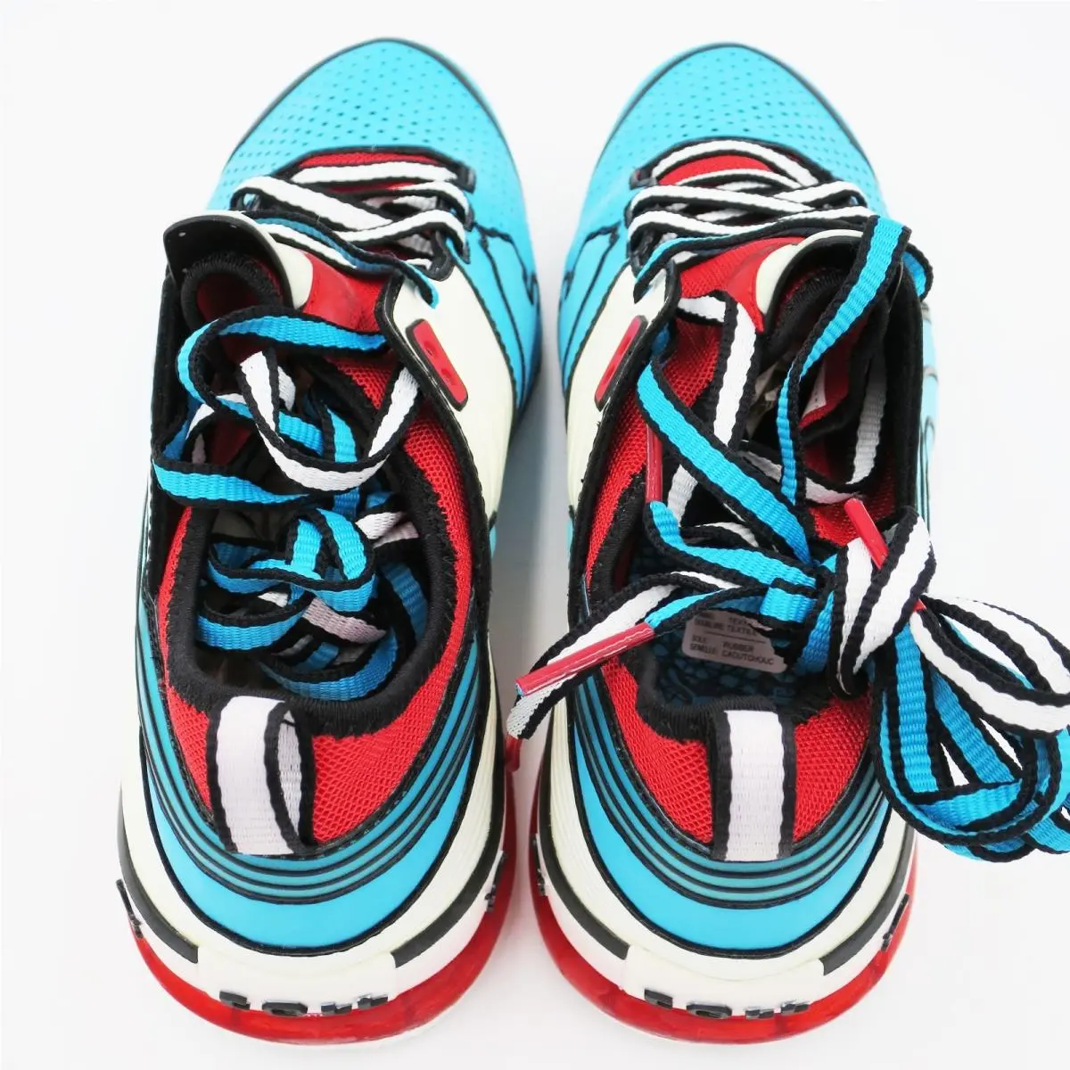 Puma shoes - PUMA Toori Run C - Toori Run - 186555 01 - Blue-White-Flame Scarlet (UPC: 886378021461) 16