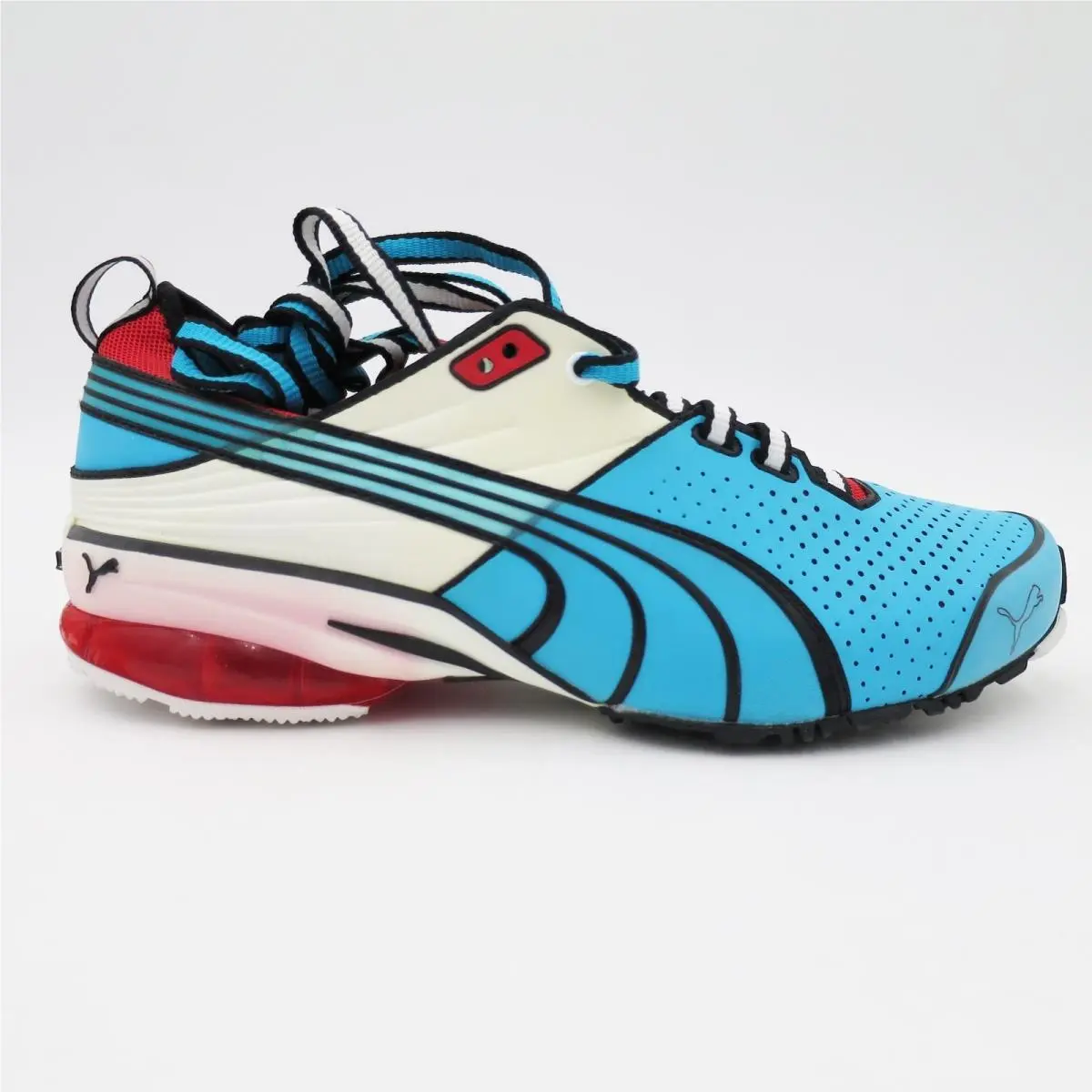 Puma shoes - PUMA Toori Run C - Toori Run - 186555 01 - Blue-White-Flame Scarlet (UPC: 886378021461) 0