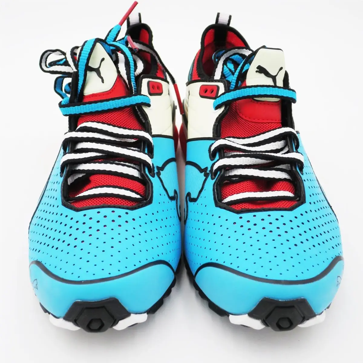 Puma shoes - PUMA Toori Run C - Toori Run - 186555 01 - Blue-White-Flame Scarlet (UPC: 886378021461) 1
