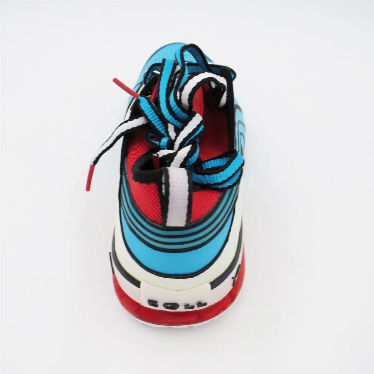 Puma shoes - PUMA Toori Run C - Toori Run - 186555 01 - Blue-White-Flame Scarlet (UPC: 886378021461) 7