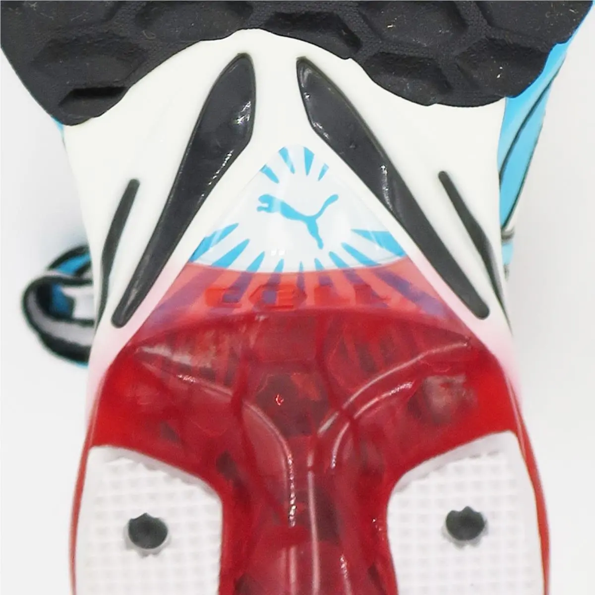 Puma shoes - PUMA Toori Run C - Toori Run - 186555 01 - Blue-White-Flame Scarlet (UPC: 886378021461) 11
